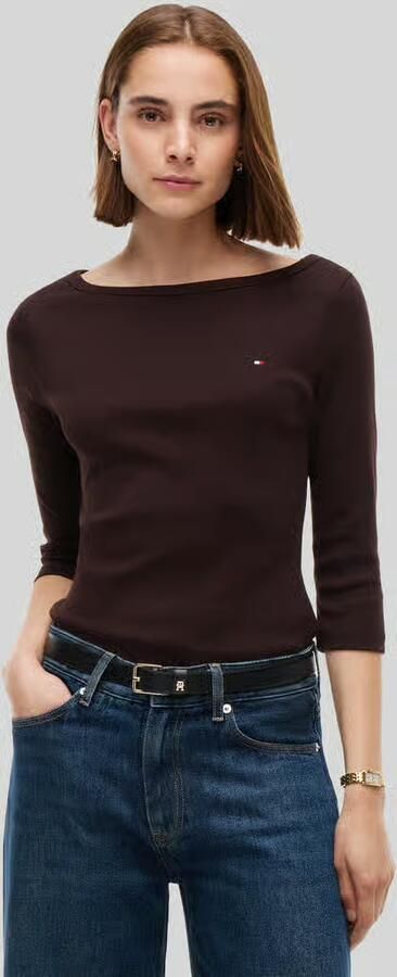 Tommy Hilfiger slim fit shirt met lange mouwen van puur katoen - Foto 3
