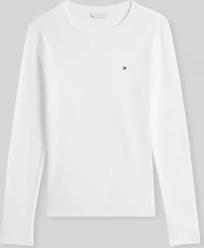Tommy Hilfiger Slim fit shirt met lange mouwen van puur katoen