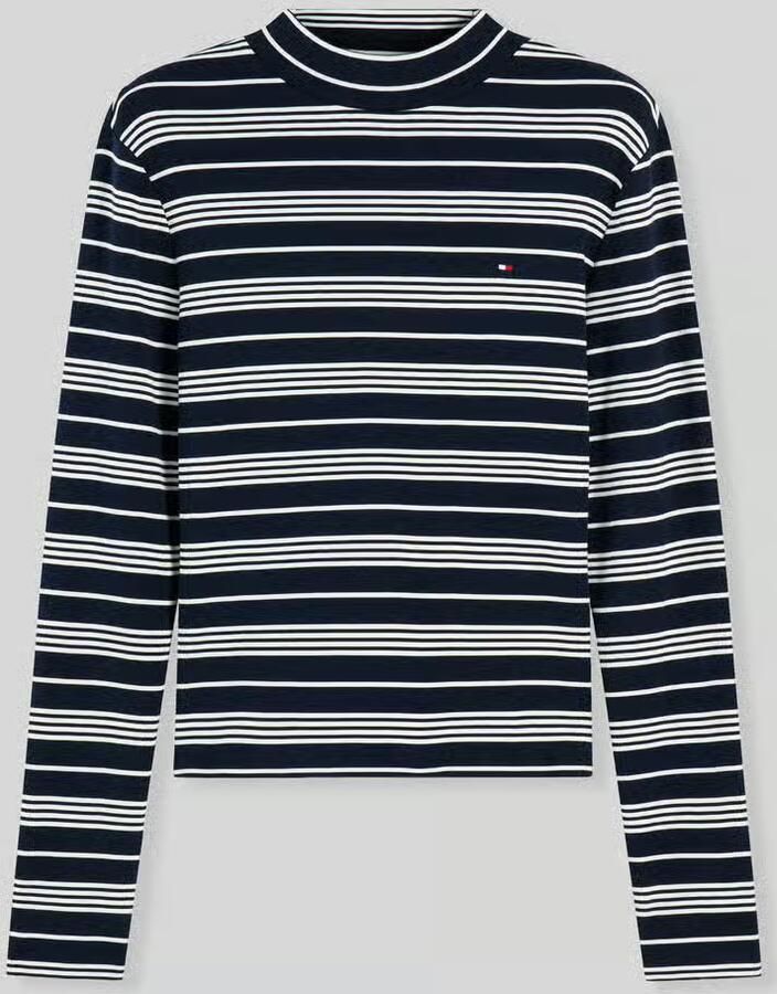 Tommy Hilfiger slim fit shirt met lange mouwen van puur katoen
