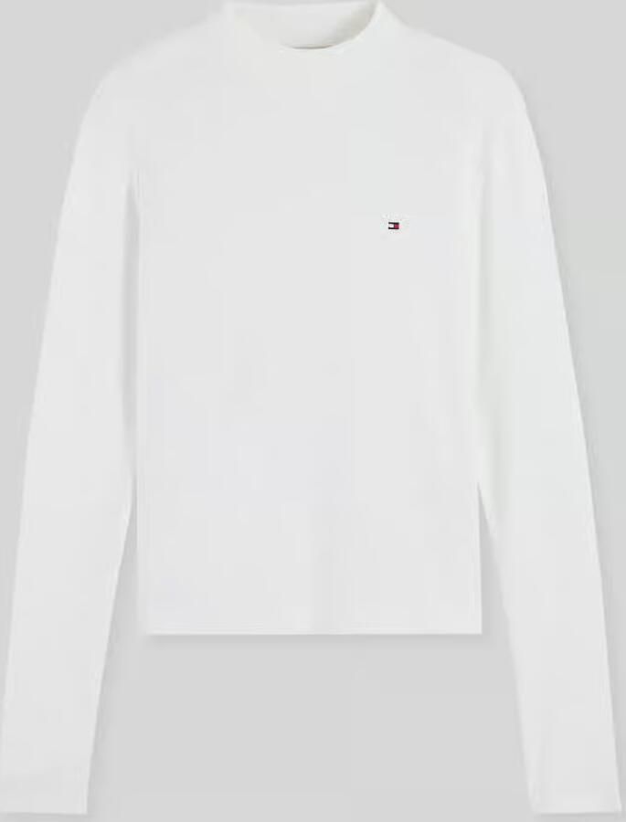 Tommy Hilfiger slim fit shirt met lange mouwen van puur katoen