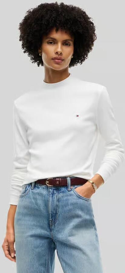 Tommy Hilfiger slim fit shirt met lange mouwen van puur katoen - Foto 2