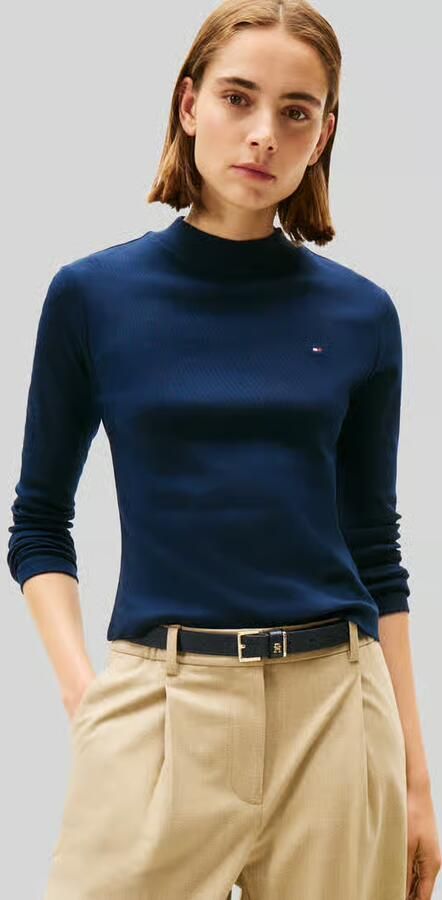 Tommy Hilfiger slim fit shirt met lange mouwen van puur katoen - Foto 7