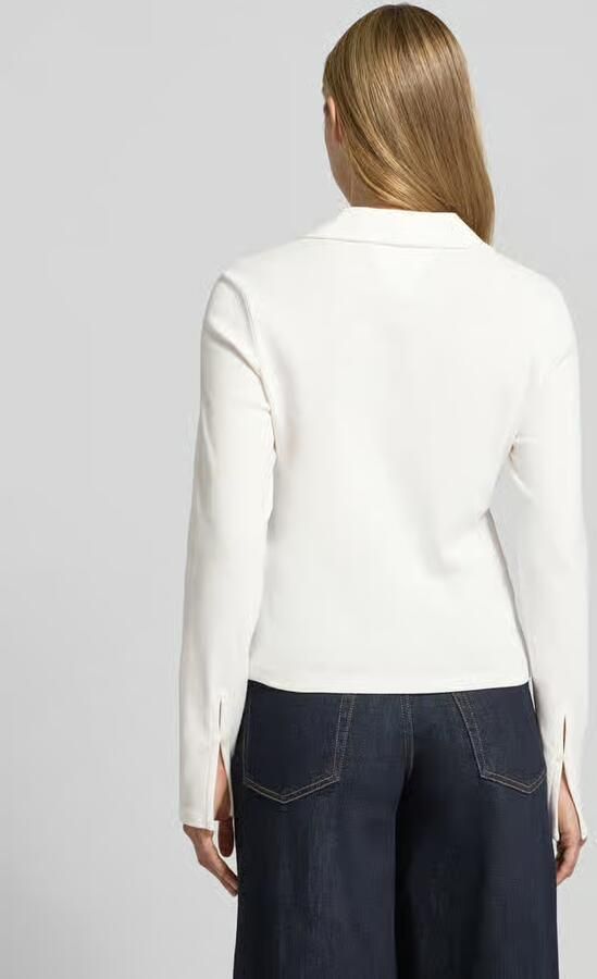 Tommy Hilfiger Slim fit shirt met lange mouwen van puur katoen met polokraag - Foto 3