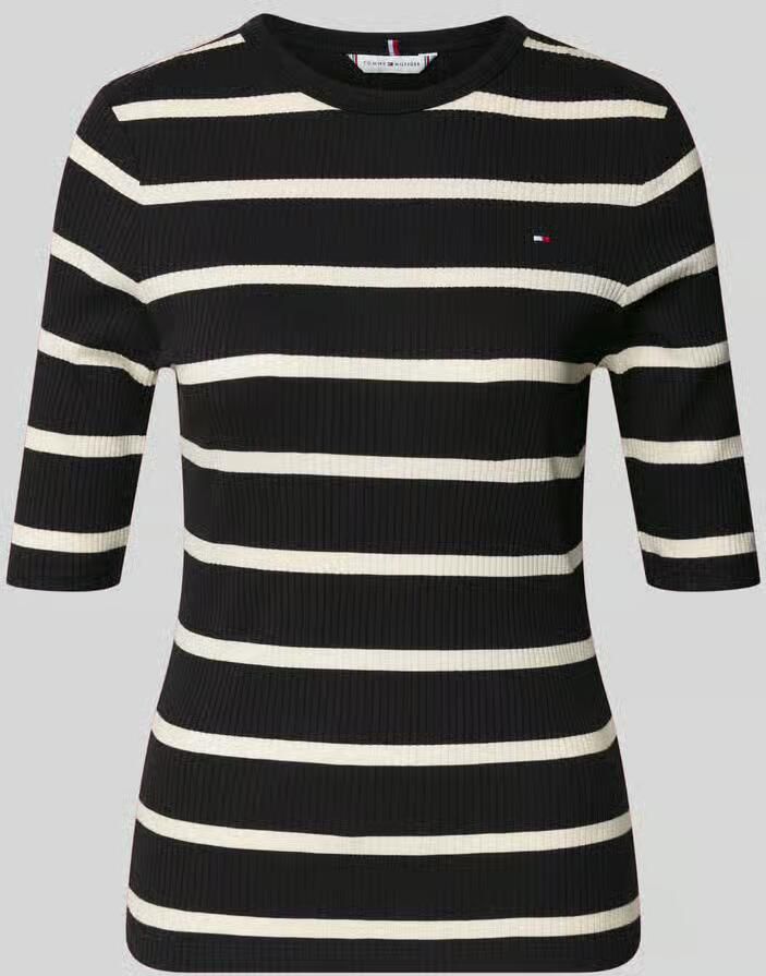 Tommy Hilfiger Slim fit shirt van viscosemix