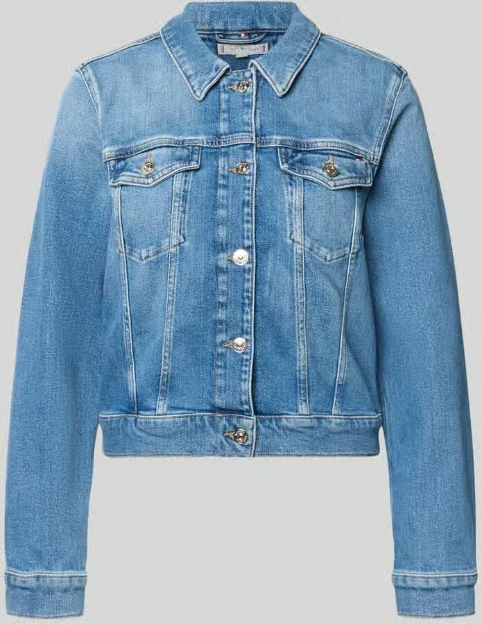 Tommy Hilfiger Slim fit spijkerjack model 'DNM FINN SLIM JACKET LS' - Foto 2