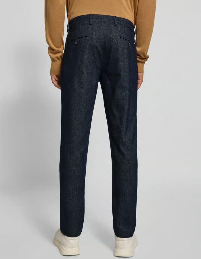 Tommy Hilfiger Slim fit stoffen broek van katoenmix model 'BLEECKER'