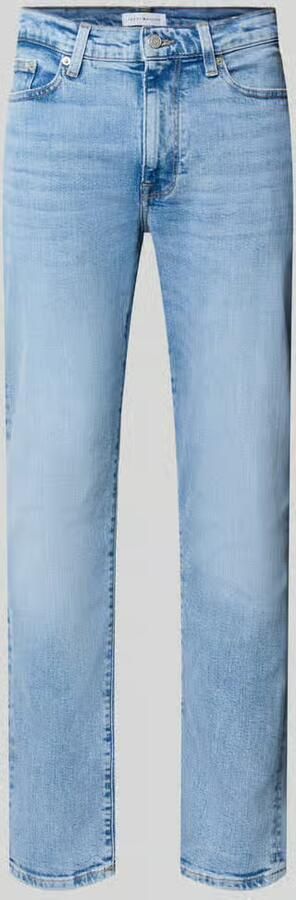 Tommy Hilfiger slim fit straight jeans van katoenmix model 'DENTON' - Foto 2