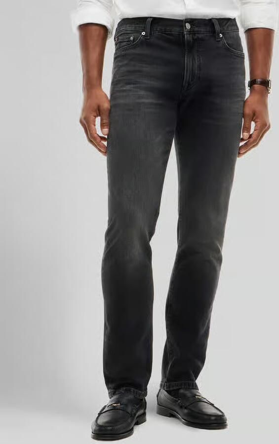 Tommy Hilfiger Slim fit straight jeans van katoenmix model 'DENTON' - Foto 3