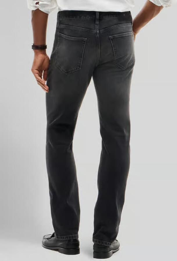Tommy Hilfiger Slim fit straight jeans van katoenmix model 'DENTON' - Foto 2