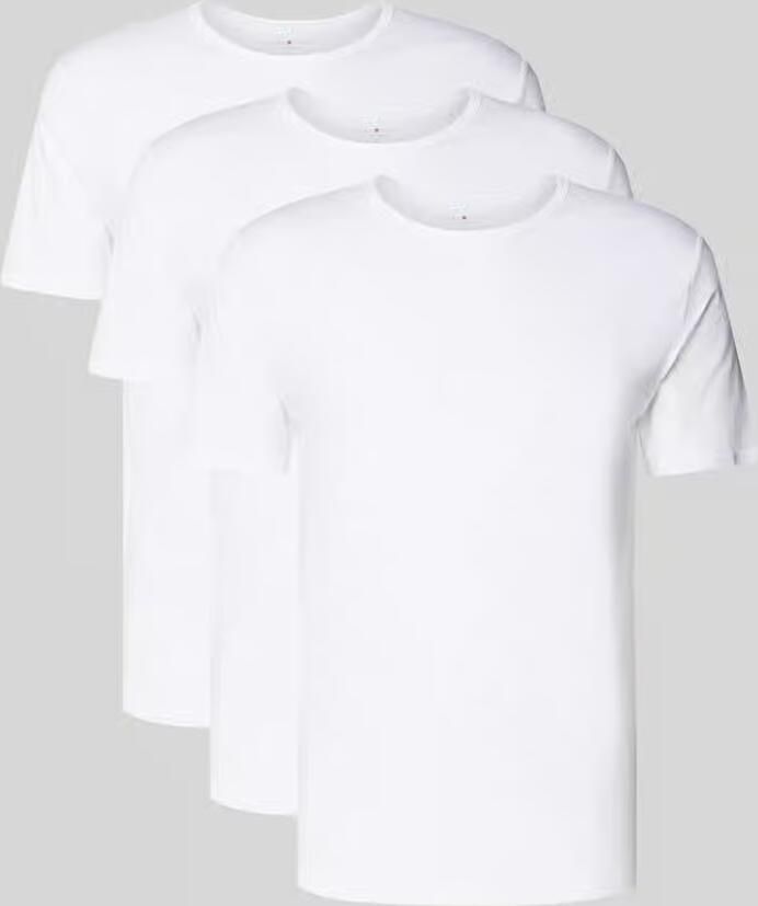 Tommy Hilfiger slim fit T-shirt set van katoenmix in set van 3 - Foto 2
