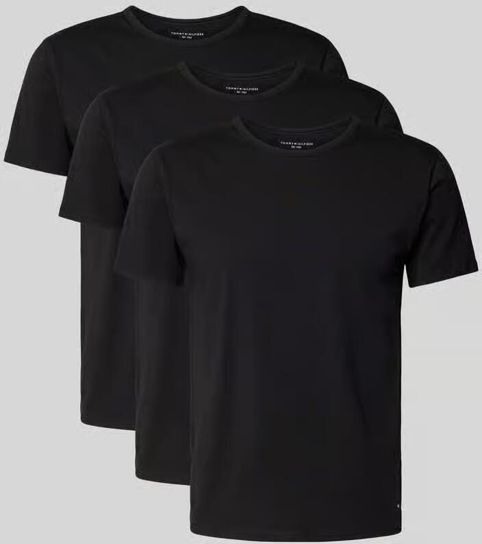 Tommy Hilfiger slim fit T-shirt set van katoenmix in set van 3 - Foto 2