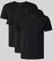 Tommy Hilfiger slim fit T-shirt set van katoenmix in set van 3