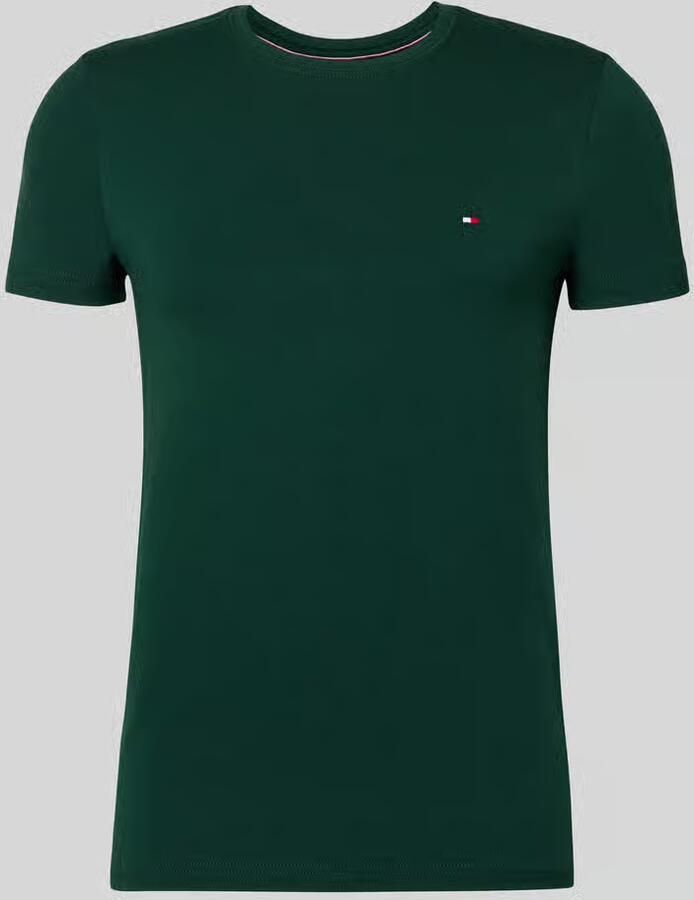 Tommy Hilfiger Slim fit T-shirt van katoenmix - Foto 2