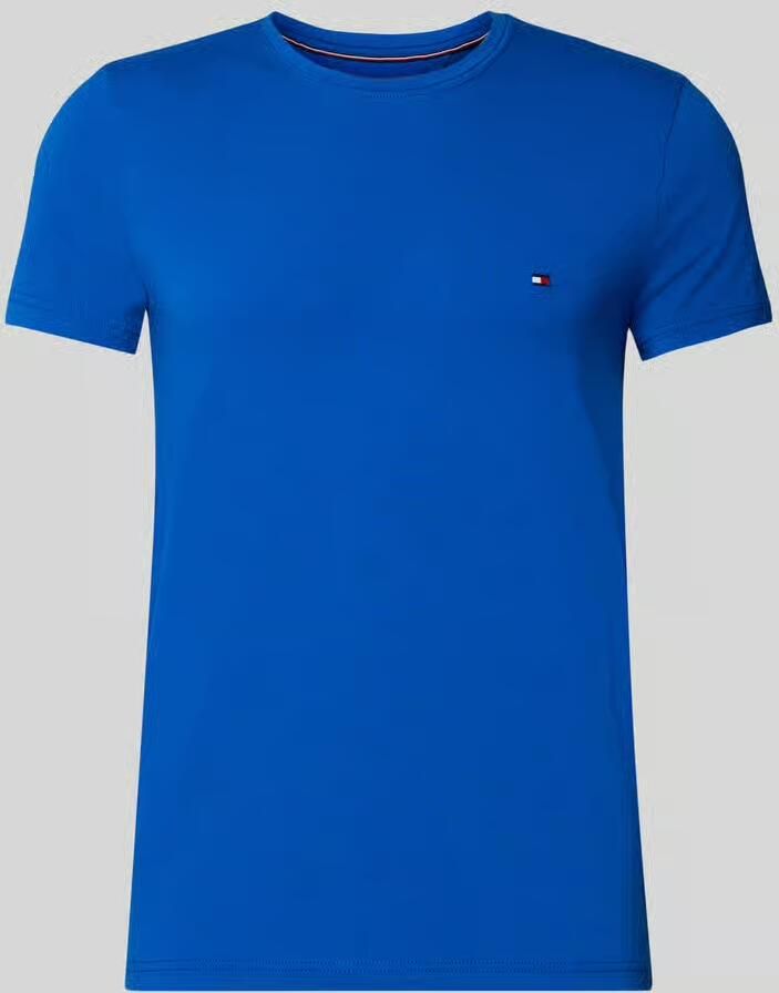 Tommy Hilfiger Slim Fit T-shirt van katoenmix - Foto 2