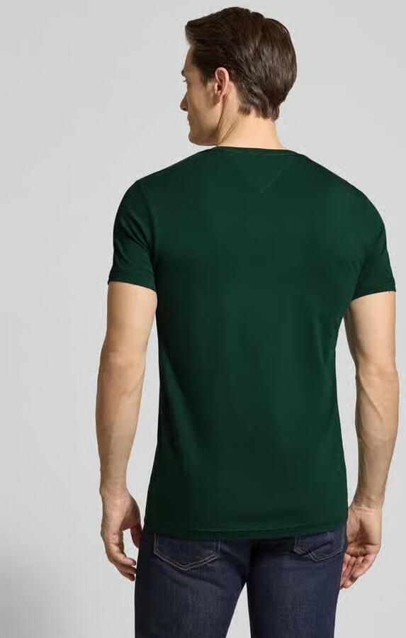 Tommy Hilfiger Slim Fit T-shirt van katoenmix