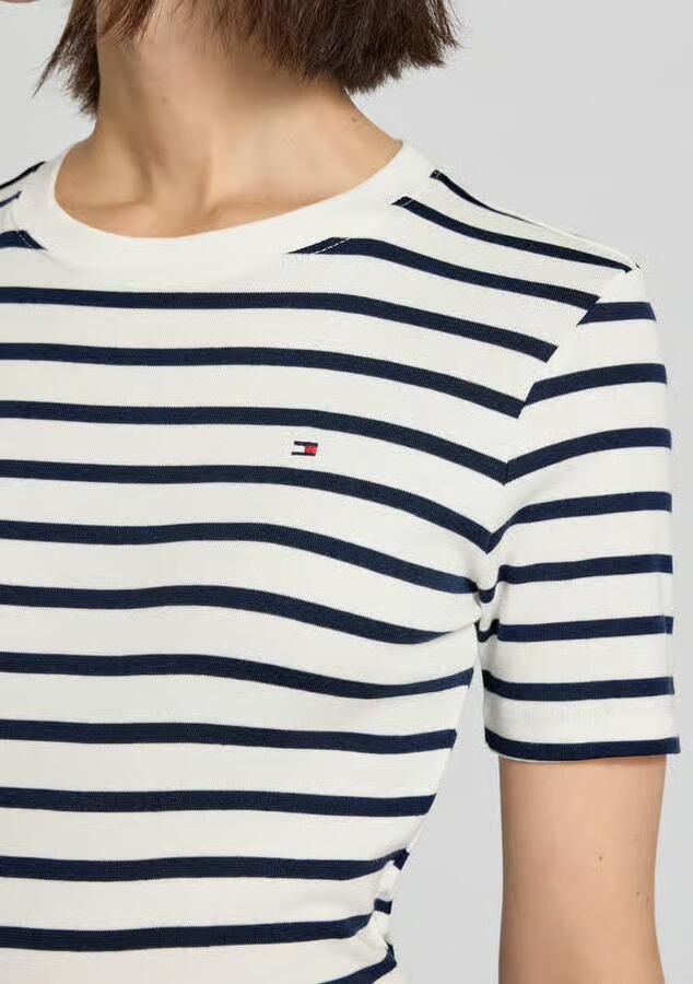 Tommy Hilfiger T-shirt SLIM CODY C-NK SS met geborduurd logo - Foto 3