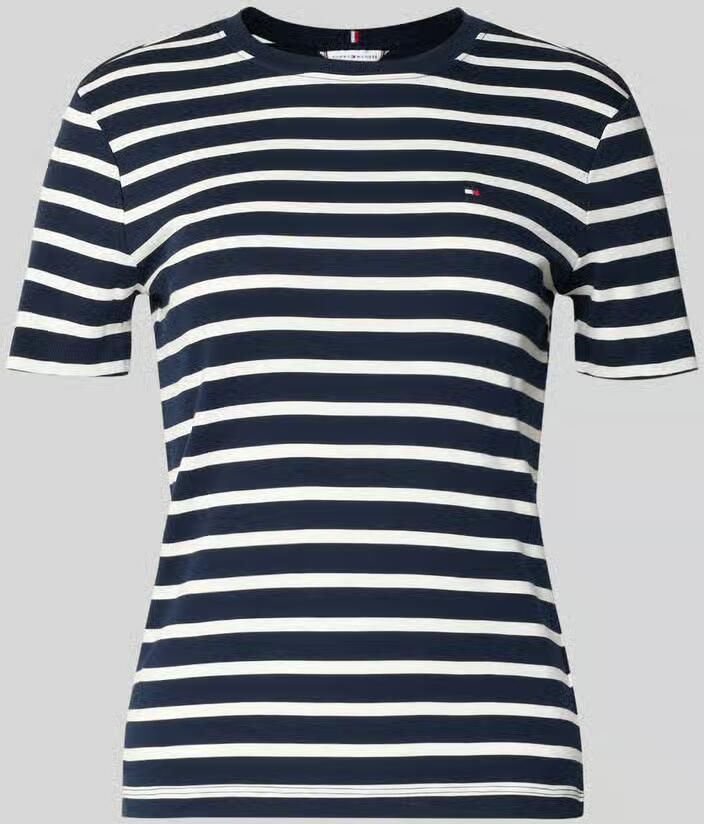 TOMMY HILFIGER Dames Tops & T-shirts Slim Cody C-nk Ss Zwart - Foto 9
