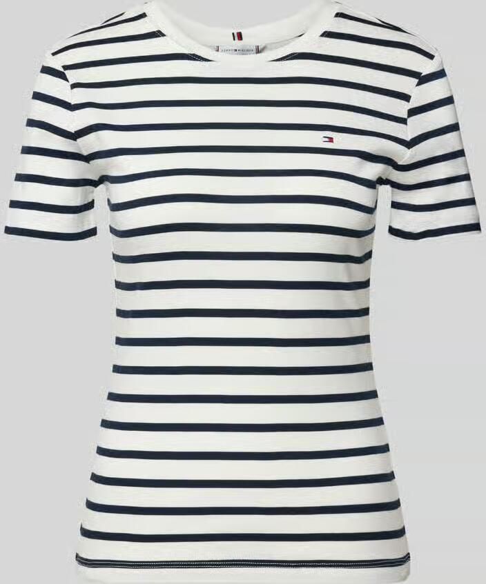 Tommy Hilfiger T-shirt SLIM CODY C-NK SS met geborduurd logo