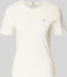 TOMMY HILFIGER Dames Tops & T-shirts Slim Cody C-nk Ss Wit - Foto 12
