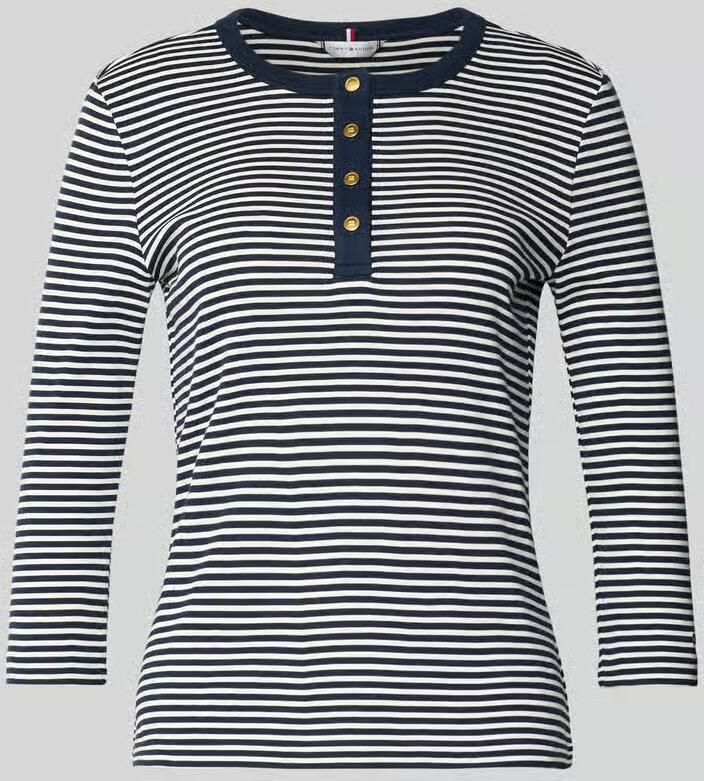 Tommy Hilfiger Slim fit T-shirt van puur katoen