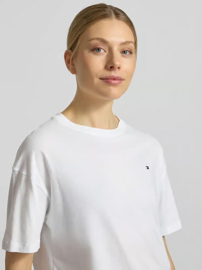 Tommy Hilfiger Relaxed fit pyjamabovendeel van zuiver katoen
