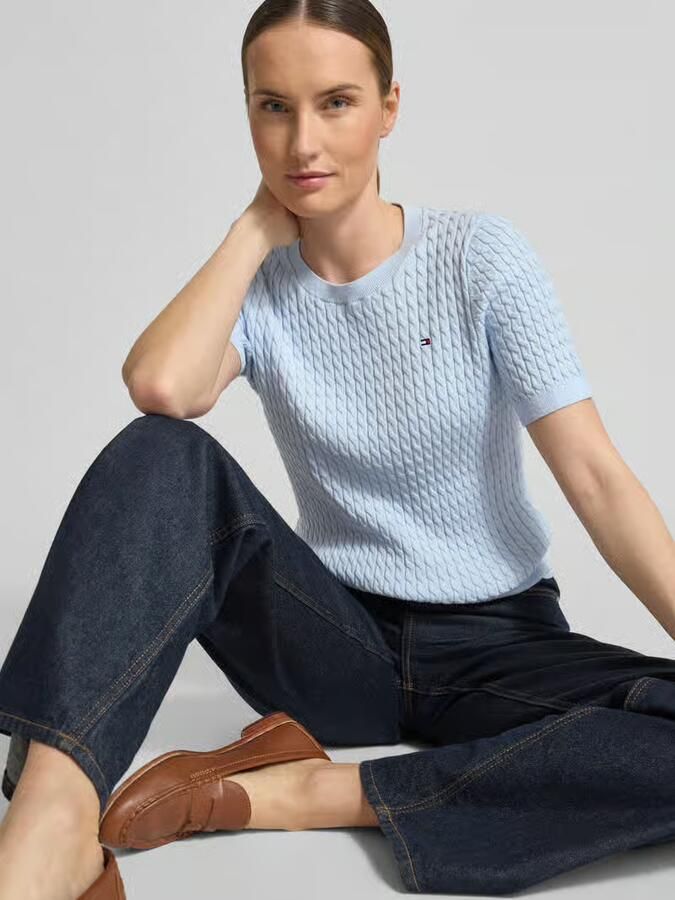 Tommy Hilfiger slim fit T-shirt van puur katoen