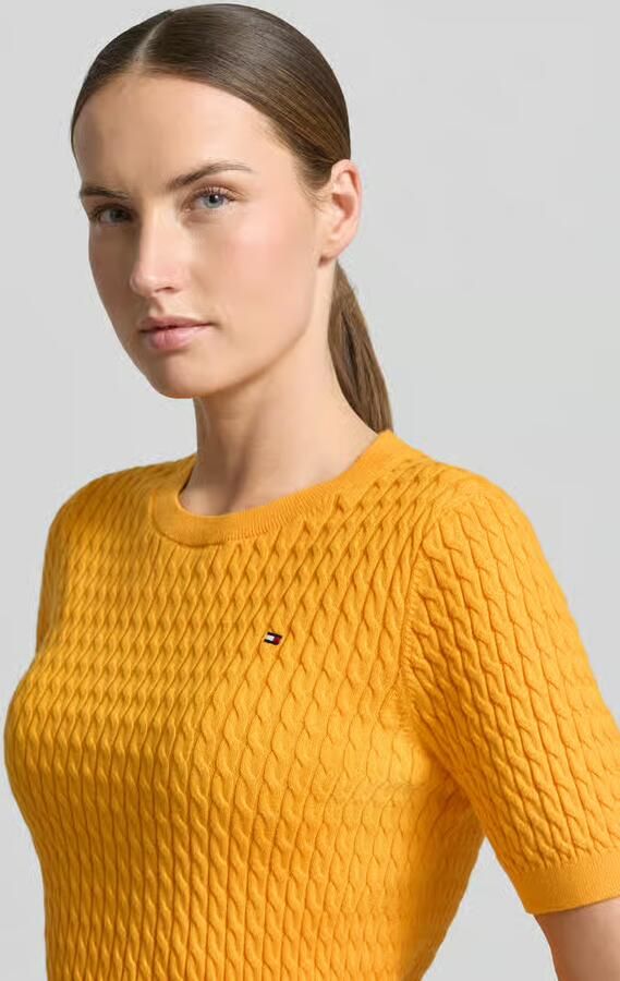 Tommy Hilfiger slim fit T-shirt van puur katoen