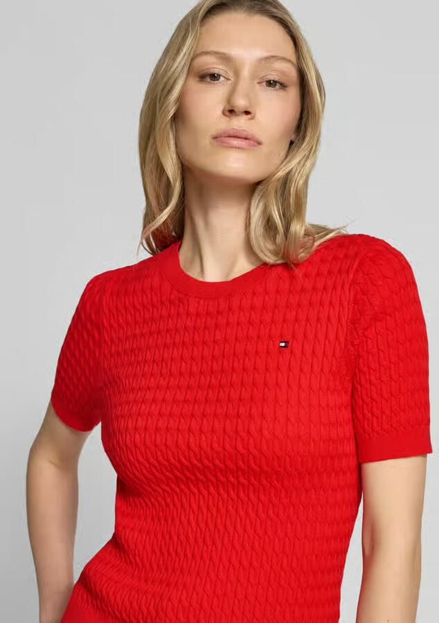 Tommy Hilfiger slim fit T-shirt van puur katoen