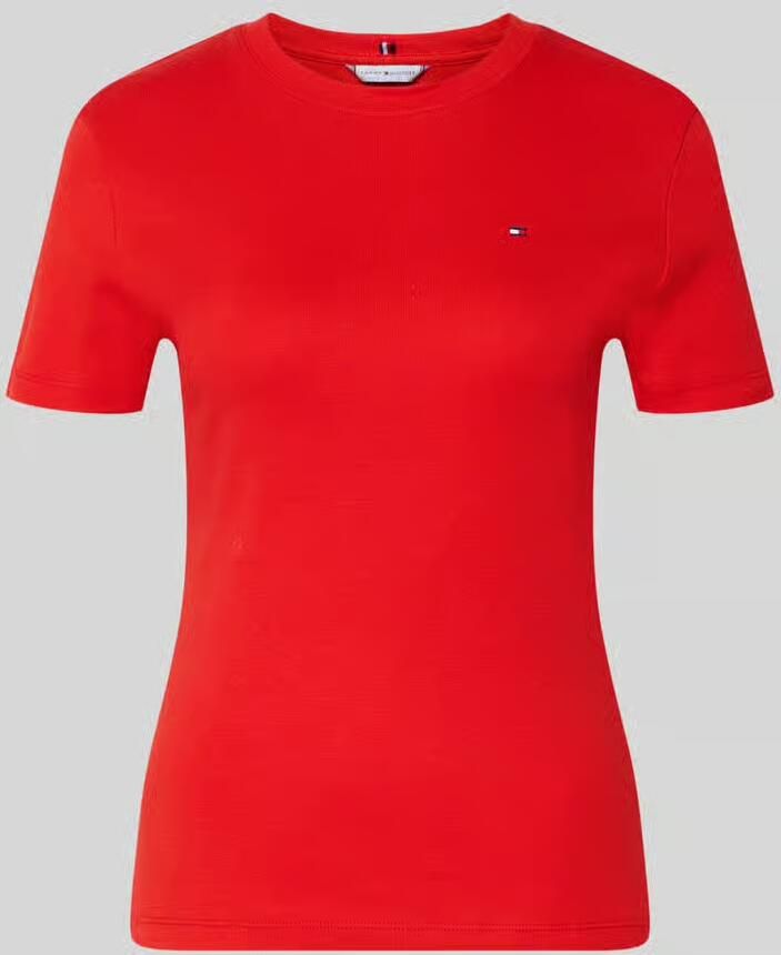 Tommy Hilfiger Slim fit T-shirt van puur katoen - Foto 2