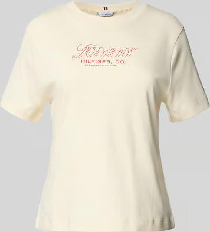Tommy Hilfiger Slim Fit T-shirt van puur katoen - Foto 2