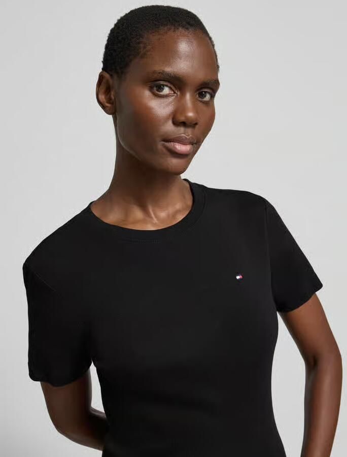 Tommy Hilfiger T-shirt met logostitching model 'NEW SLIM CODY' - Foto 3