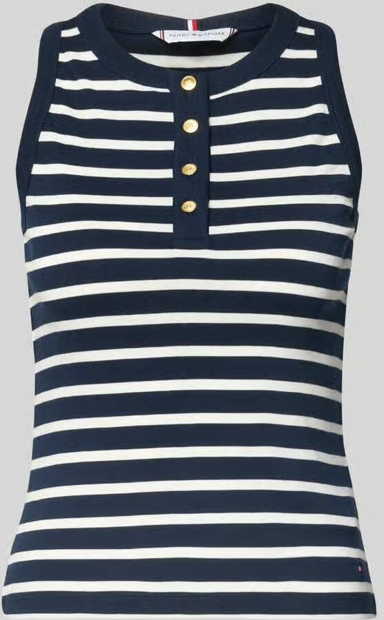 Tommy Hilfiger slim fit T-shirt van puur katoen - Foto 2