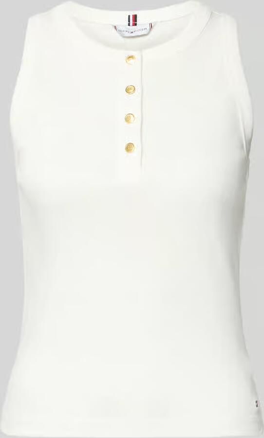 Tommy Hilfiger slim fit T-shirt van puur katoen - Foto 2