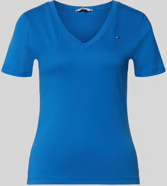 Tommy Hilfiger slim fit T-shirt van puur katoen - Foto 2