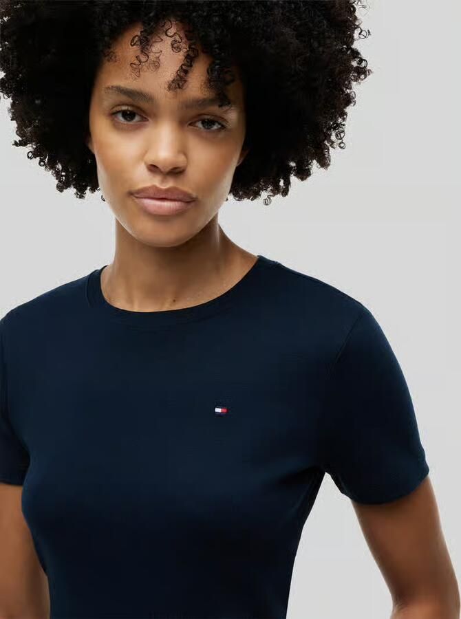Tommy Hilfiger slim fit T-shirt van puur katoen - Foto 9