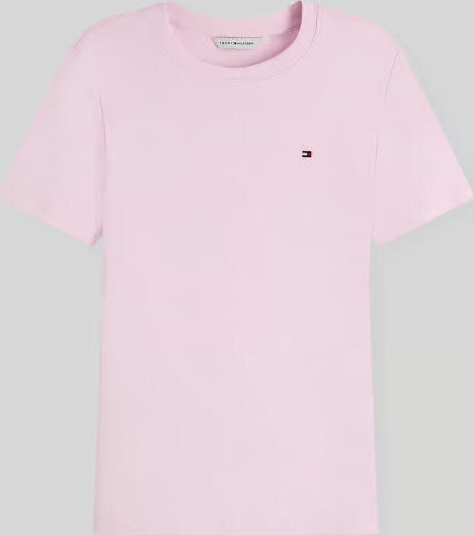 Tommy Hilfiger slim fit T-shirt van puur katoen - Foto 6