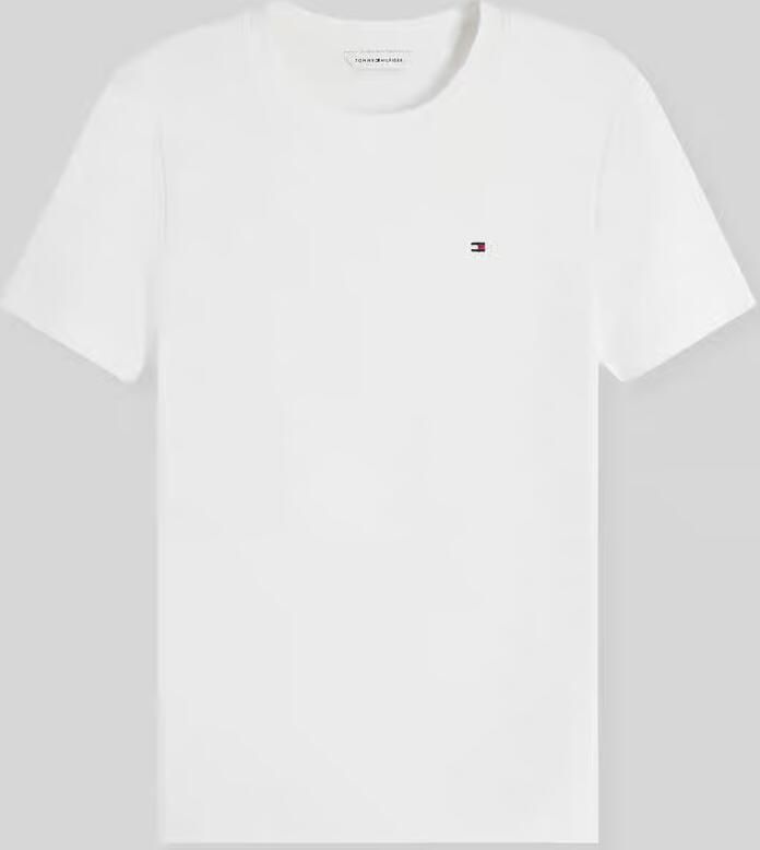 TOMMY HILFIGER Dames Tops & T-shirts Slim Cody C-nk Ss Wit - Foto 14
