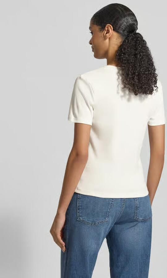 TOMMY HILFIGER Dames Tops & T-shirts Slim Cody C-nk Ss Wit - Foto 14