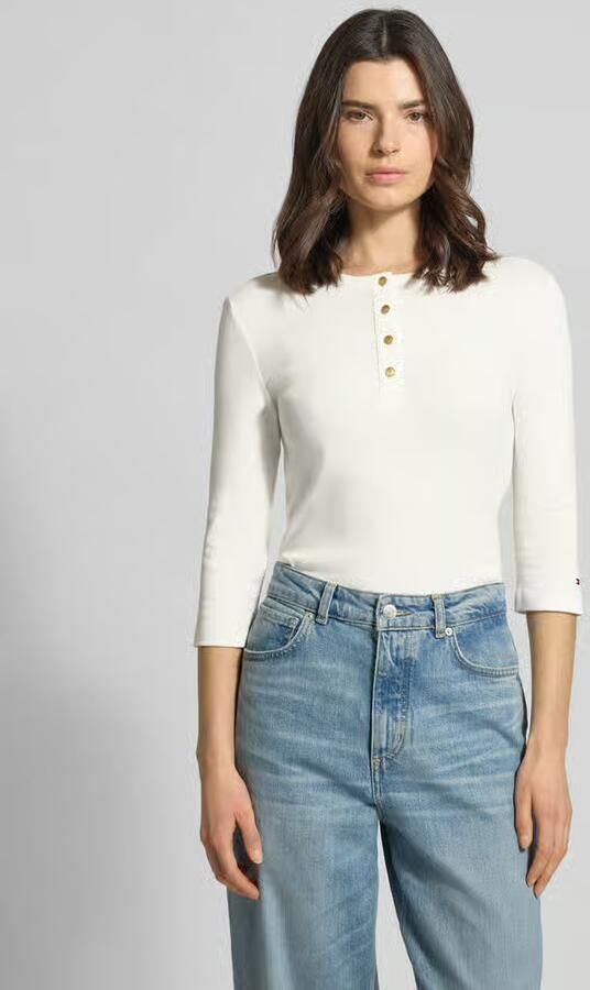 Tommy Hilfiger Slim Fit T-shirt van puur katoen - Foto 2