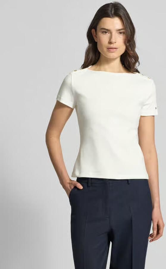 Tommy Hilfiger Slim Fit T-shirt van puur katoen - Foto 2