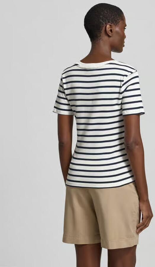 TOMMY HILFIGER Dames Tops & T-shirts Slim Cody V-nk Wit - Foto 5