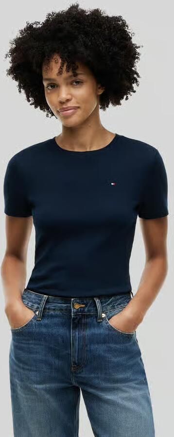 Tommy Hilfiger slim fit T-shirt van puur katoen - Foto 12