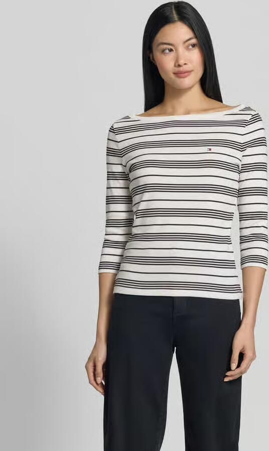 Tommy Hilfiger slim fit T-shirt van puur katoen - Foto 2