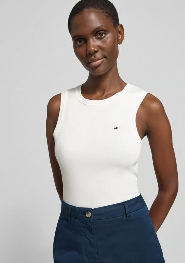 Tommy Hilfiger slim fit tank top van puur katoen model 'SLIM CODY'