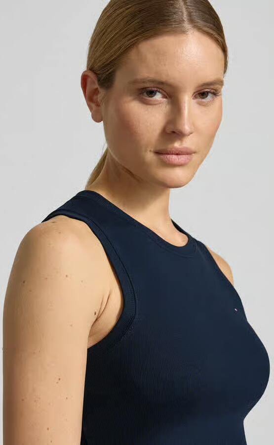 Tommy Hilfiger slim fit tank top van puur katoen model 'SLIM CODY'