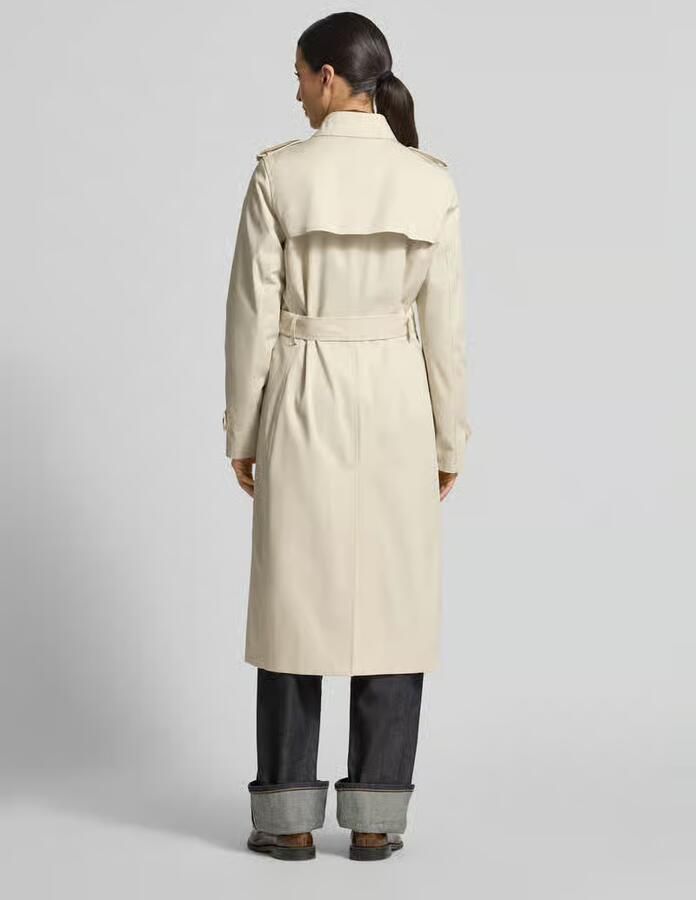 Tommy Hilfiger slim fit trenchcoat van puur katoen - Foto 2
