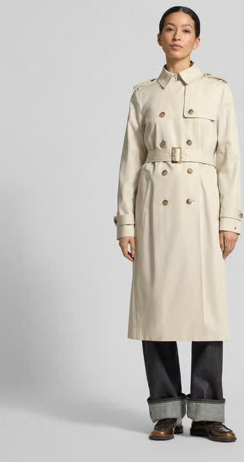 Tommy Hilfiger slim fit trenchcoat van puur katoen - Foto 3