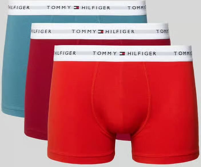Tommy Hilfiger Slim fit trunks van katoenmix in Set van 3 - Foto 2