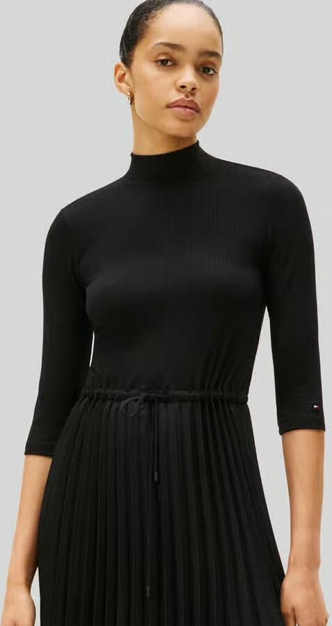 Tommy Hilfiger Getailleerde vrijetijdsjurk van viscosemix - Foto 4