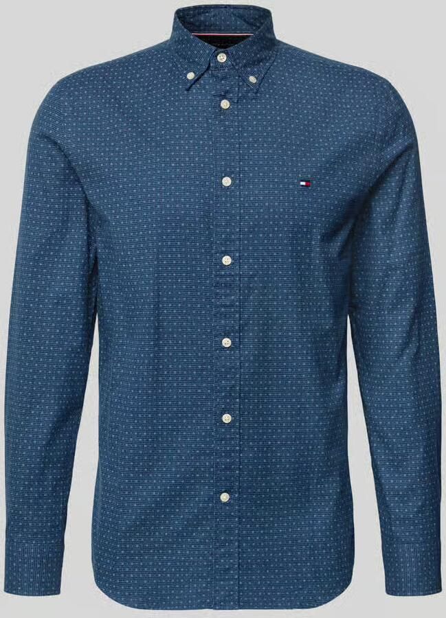 Tommy Hilfiger Slim fit vrijetijdsoverhemd van puur katoen